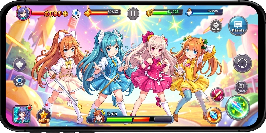 Screenshot menangkap momen multiplayer yang seru.