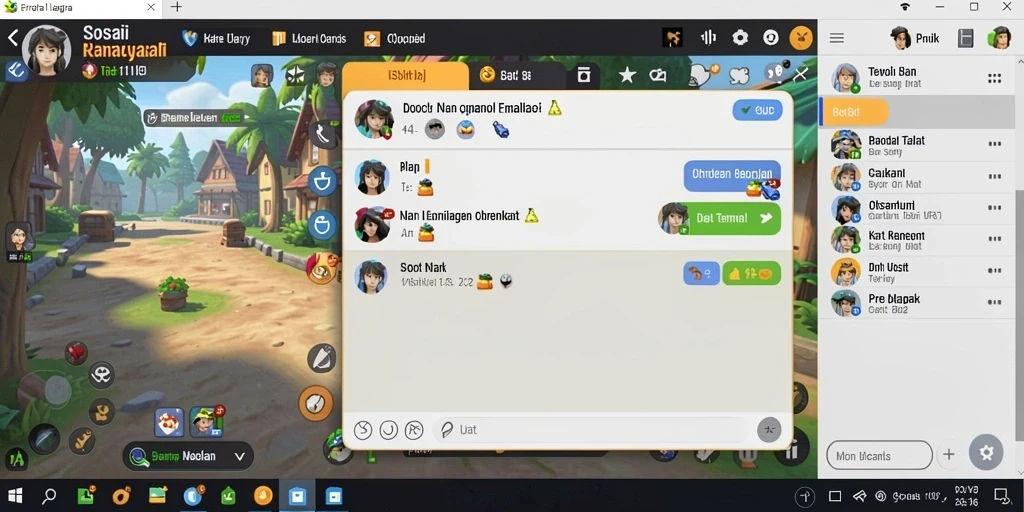 Sistem level up yang memberikan pengalaman unik.