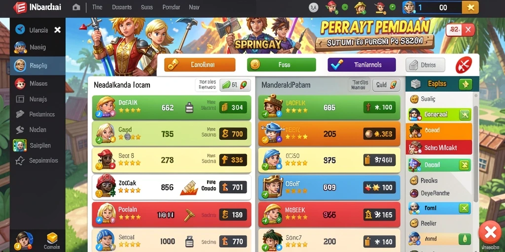 Sistem reward yang memotivasi pemain untuk bermain lebih banyak.