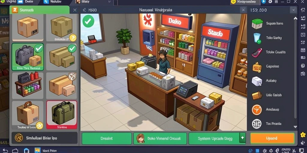 Gameplay yang seru dan penuh tantangan di setiap level.