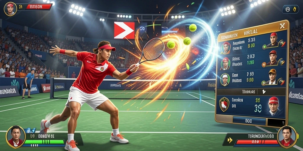 Screenshot memperlihatkan interaksi antar pemain di dalam game.