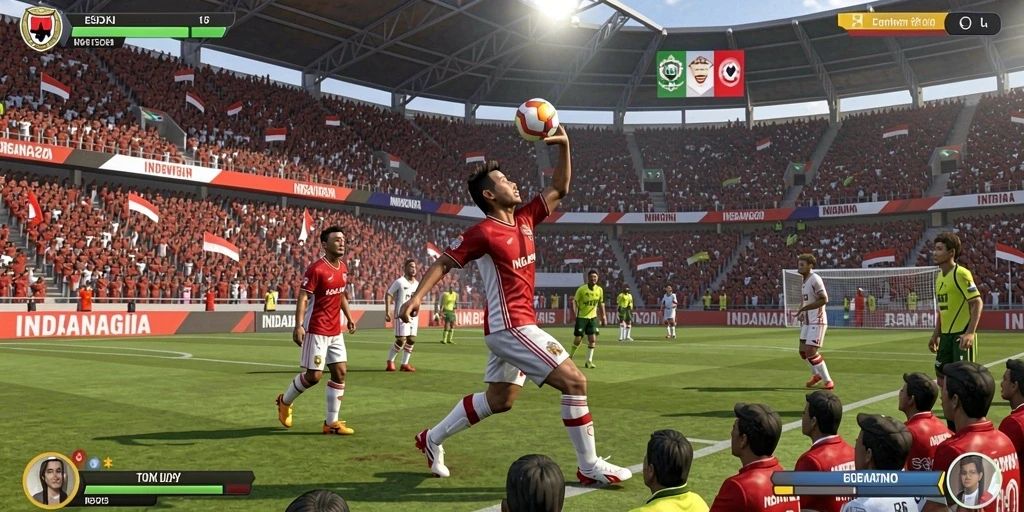 Tampilan kustomisasi karakter dengan pilihan menarik.