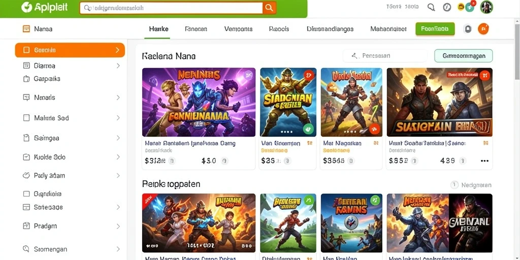 Fitur interaktif yang memungkinkan pemain berinteraksi.