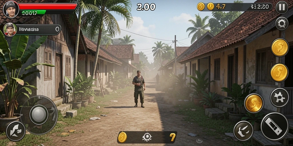 Screenshot level baru yang menantang untuk dieksplorasi.