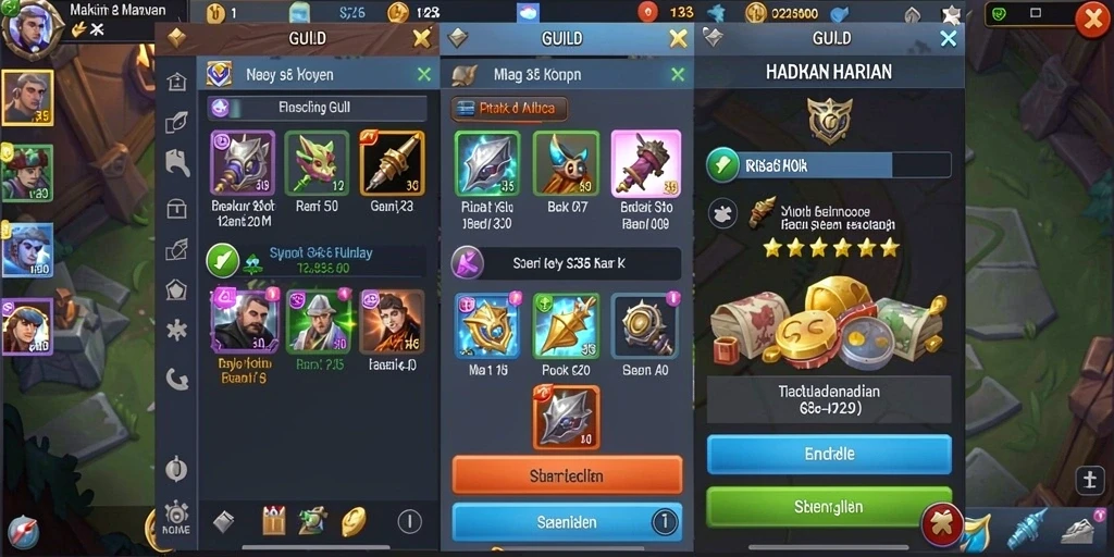 Mode permainan yang kompetitif dan menantang.